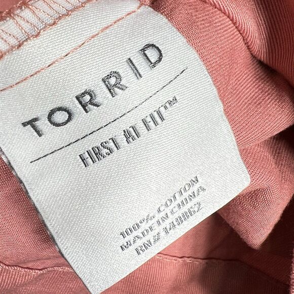 Torrid Twill Hacci Jacket Anorak Lightweight Pink/ Gray Women’s Size 3X NWT - Picture 12 of 13